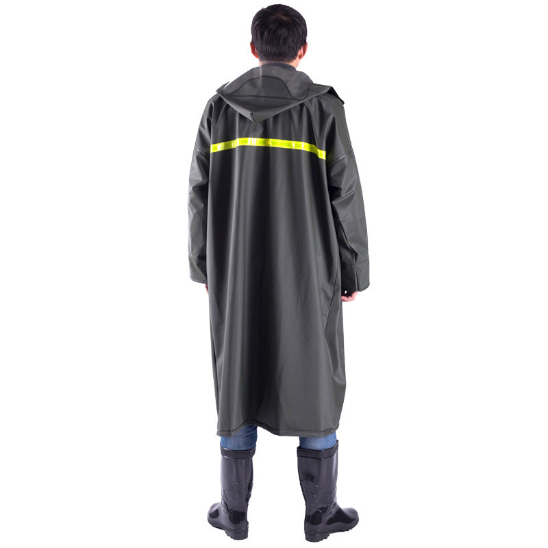 连体雨衣风衣式防暴雨雨衣长款男士劳保环卫成人加长户外全身防水