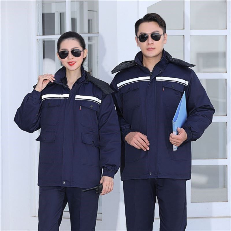 冬季防静电工作服棉衣男加厚加油站中石油中石化棉服劳保服防寒服