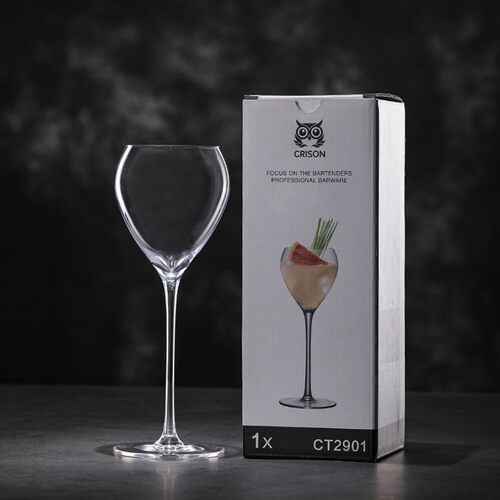 CT2901 CRISON/柯瑞森 心形水晶高脚鸡尾酒杯 马天尼杯 马提尼杯