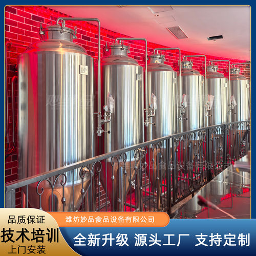 分体机精酿啤酒设备鲜啤制作加工设备精酿加工设备304不锈钢设备