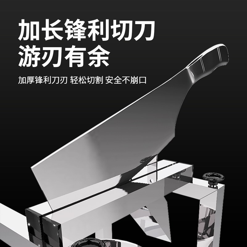 甘蔗切节机不锈钢甘蔗铡刀切甘蔗的机器削皮切段一体机切断神器块
