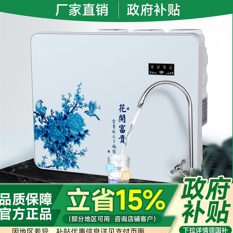 净水器家用直饮RO反渗透厨房自来水井水五级过滤纯水机白色净水机