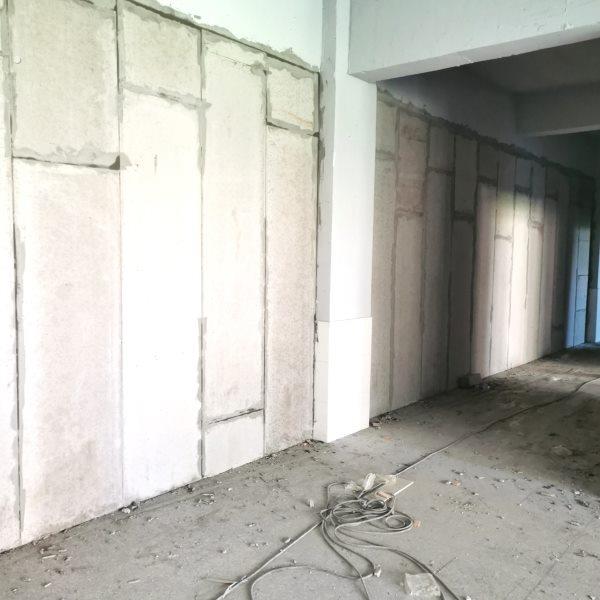 轻质水泥隔墙板三维钢网实心隔断墙室内外墙预制房间公寓酒店厂房