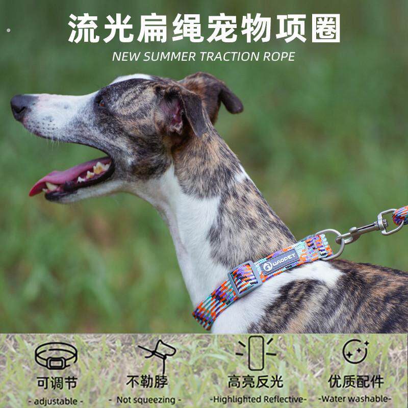萨摩耶专用项圈牵引绳宠物遛狗狗绳大型中型小型犬狗炼子颈套脖圈