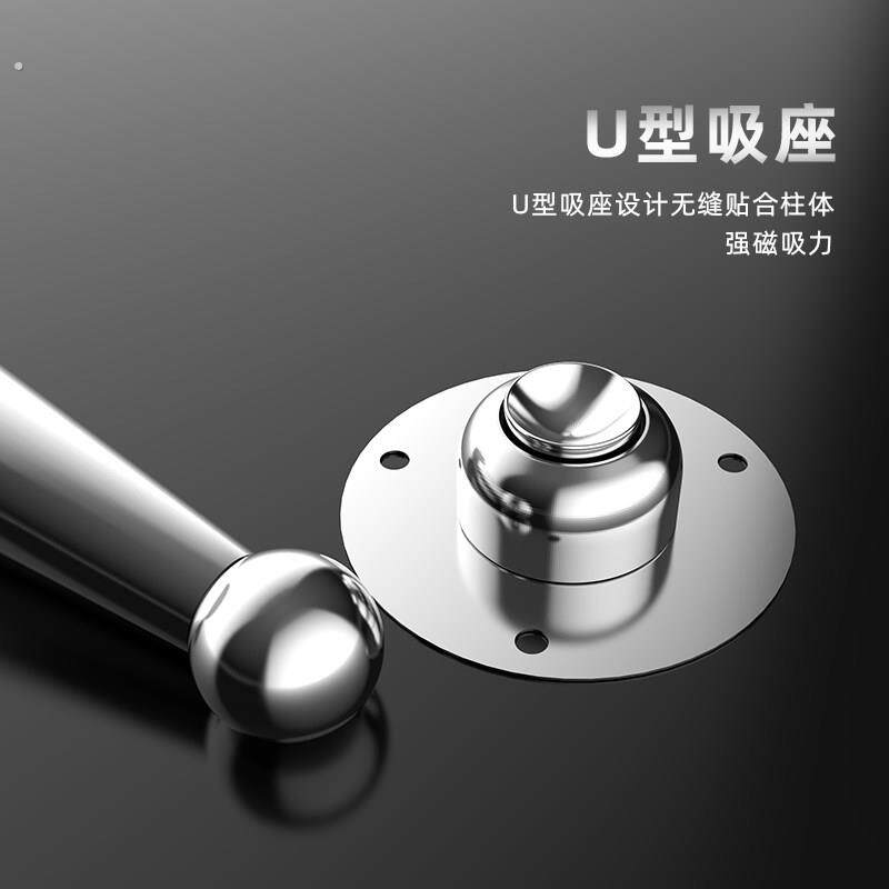 防撞门挡门后防碰撞神器防风固定加高门吸免打孔磁力不锈钢门挡器