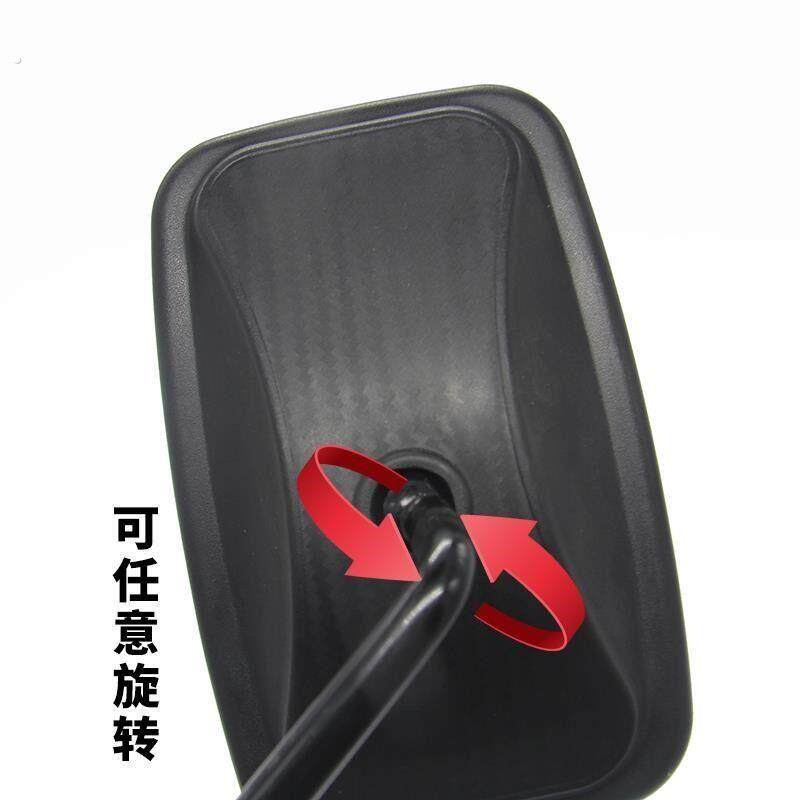 电动三轮车铁棚车后照镜机车高清凸面观后镜大视野加长杆后视镜