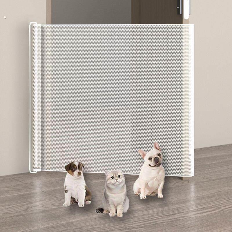 防止猫咪出门防猫进卧室宠物围栏拦猫门伸缩栅栏挡猫隔断挡板神器
