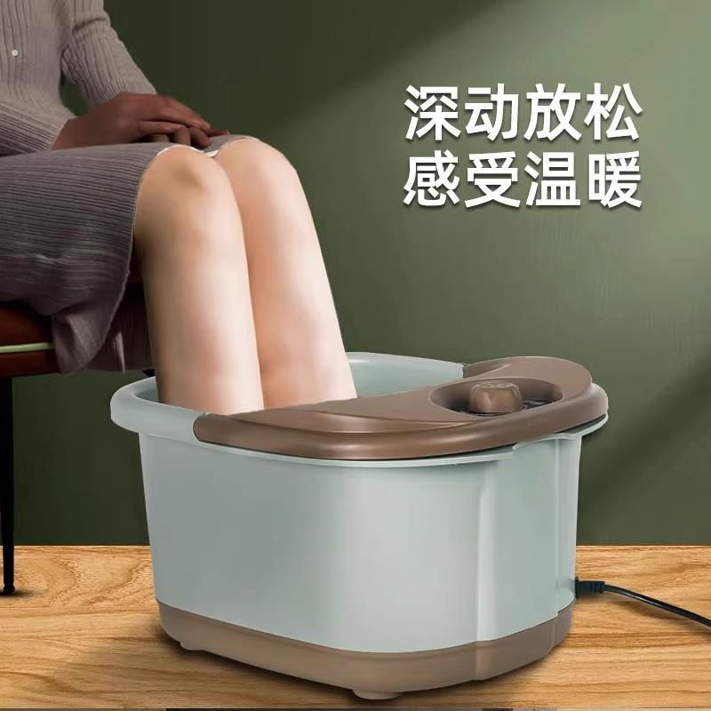 按摩足浴盆送父母家用便携自动恒温滚轮泡脚盆养生加热洗脚泡脚桶