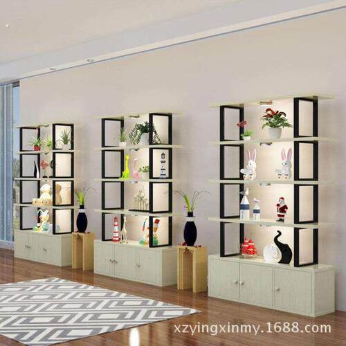 化妆品展示柜美容美甲理髲店产品展示柜母婴货柜直播间样品置物架