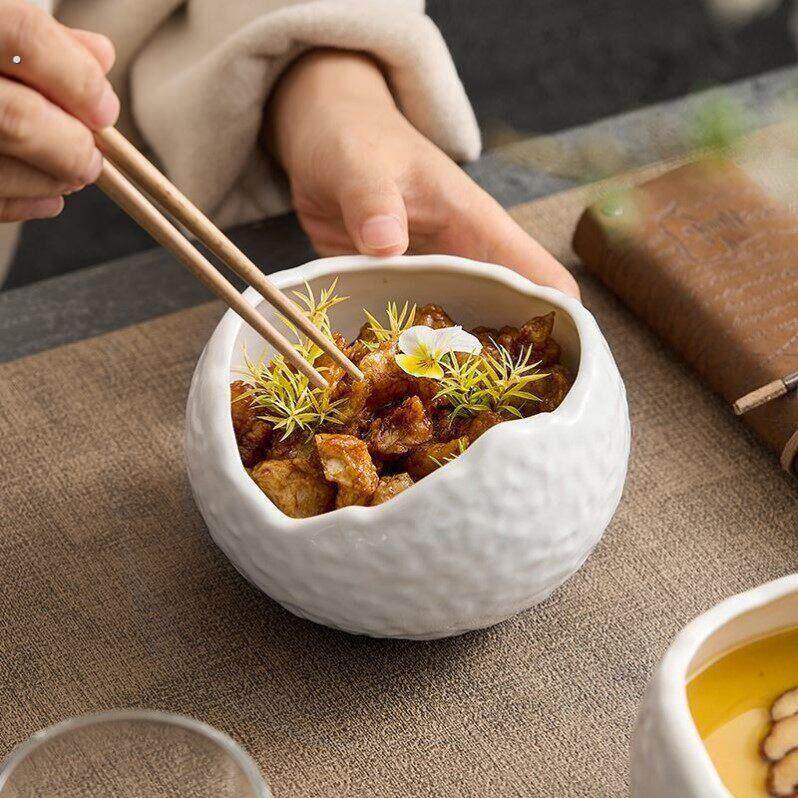 鸟巢蛋壳碗稀奇古怪泡面 面碗稀奇古怪的餐具高级感小众蛋形冷饮
