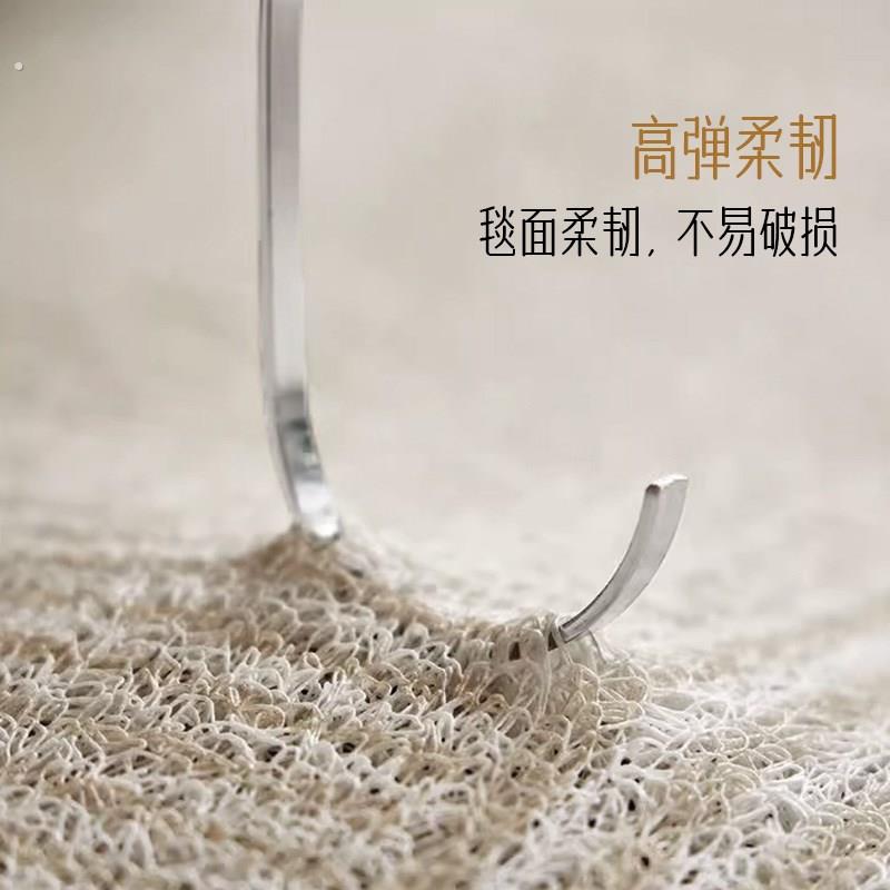 半圆形丝圈入户门地垫大门口防滑除尘进门内地毯门外家用红色垫子