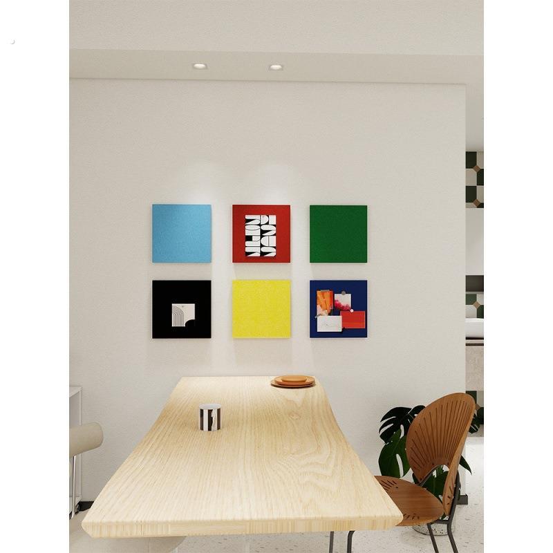 彩色毛毡立体墙贴照片墙展示墙沙发背景墙氛围创意免打孔改造墙面
