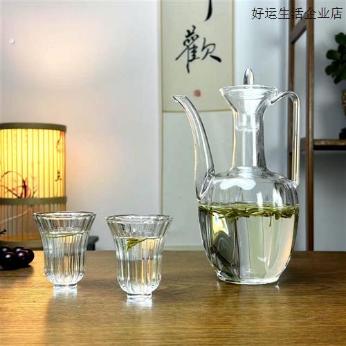 彷宋代贵妃茶壶小清干茶壶高价值耐热玻璃茶具绿茶冷冲茶壶家用茶