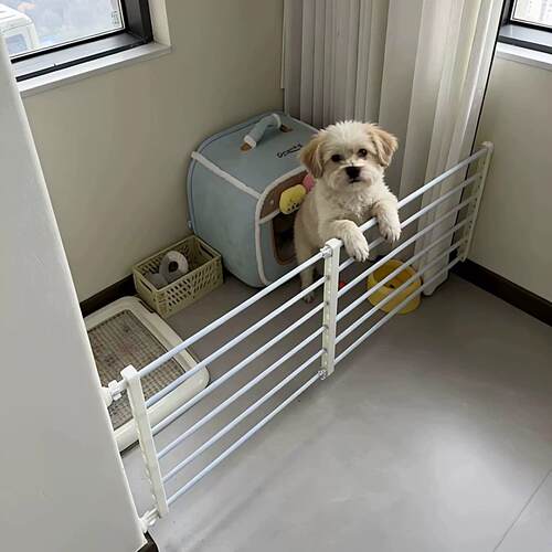 可伸缩狗狗栅栏宠物围栏室内家用隔离门挡中小型犬狗笼安全防护栏
