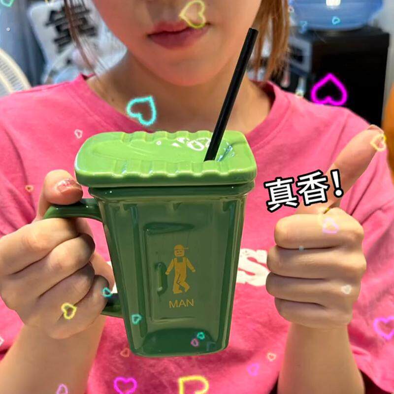 创意个性搞怪马克杯蹲便器杯子恶搞重口味陶瓷水杯送朋友整蛊礼物