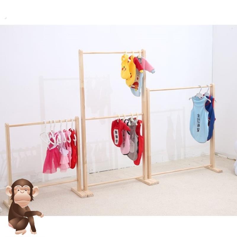 宠物衣架衣柜男女童幼儿园单杆式猫咪拆装收纳架挂童装小型小衣架
