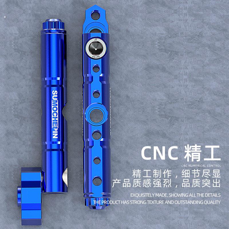 机车后照镜镜座射灯杆电动车改装多功能导航扩展支架后视镜横杆