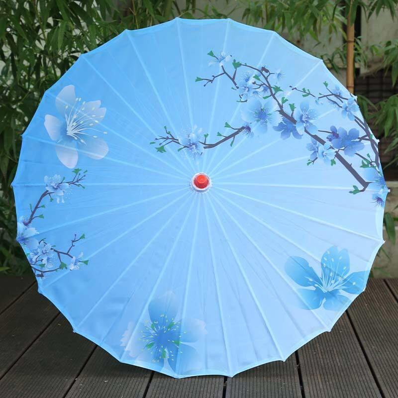 防晒防水古风伞绸布伞户外室内装饰伞新中式国风雨伞古典舞伞道具