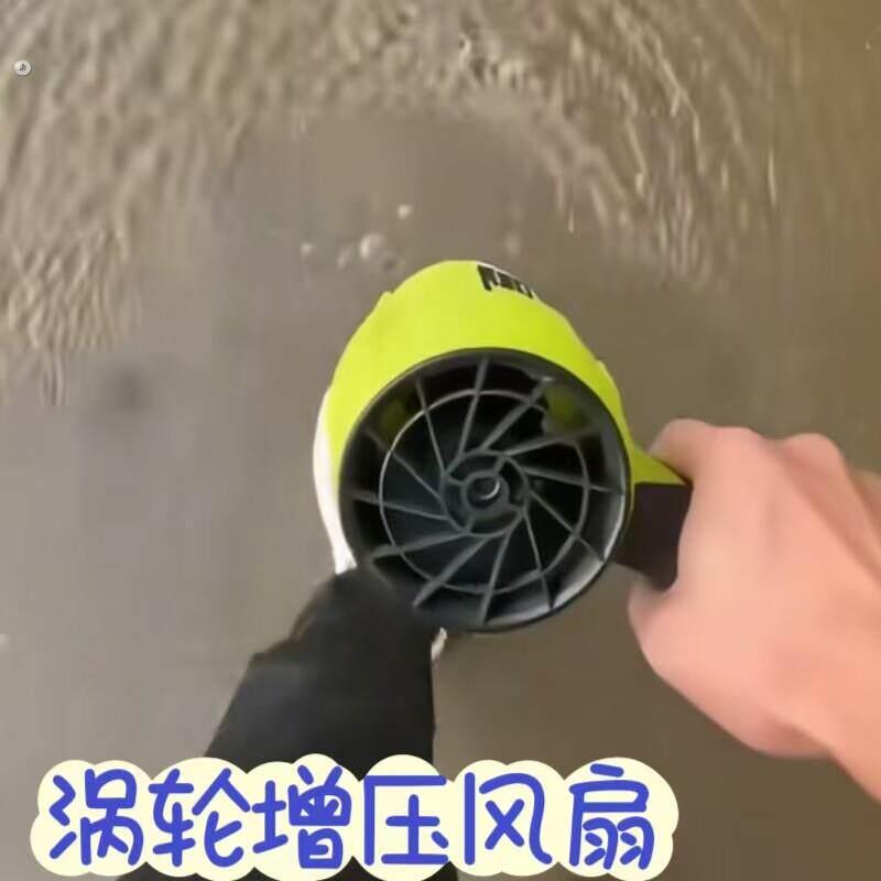 暴风机无刷锂电有刷吹树叶吹尘机大功率无线车载充电涡轮增压风扇