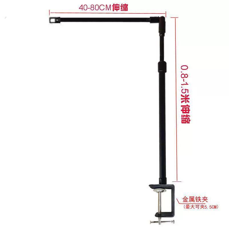 灯牌伸缩杆摆摊支架展示挂布户外应急灯杆横幅招牌广告夹桌面伸缩