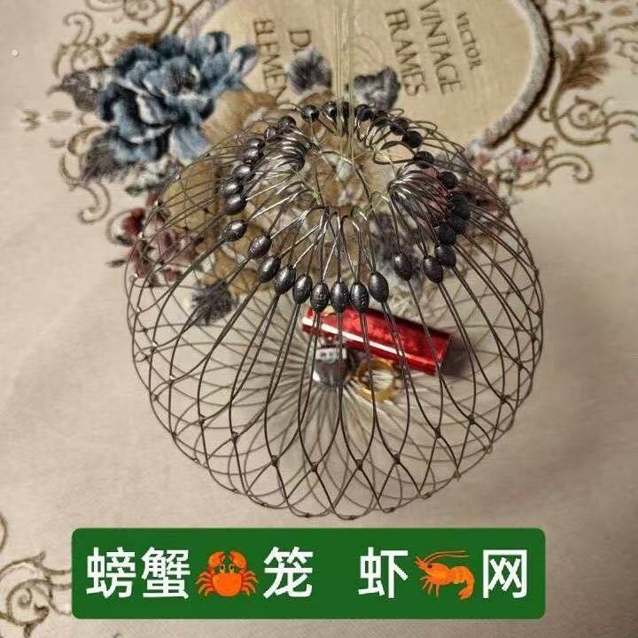 2024升级款2组超密网孔钓螃蟹笼螃蟹网钓龙虾神器钓青河蟹大闸蟹