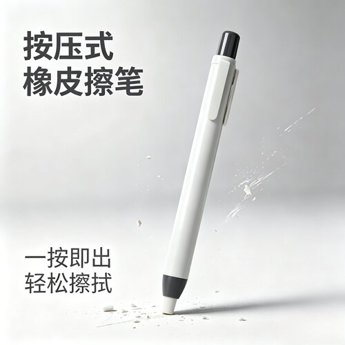 【老师推荐】按动磨砂橡皮笔多种字迹修改擦除学生橡皮擦笔JW2