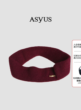 ASYUS设计师品牌 冬季优雅气质毛织发带运动发带女款