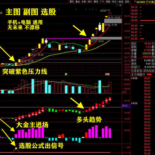 飞天擒龙紫线战法通达信公式