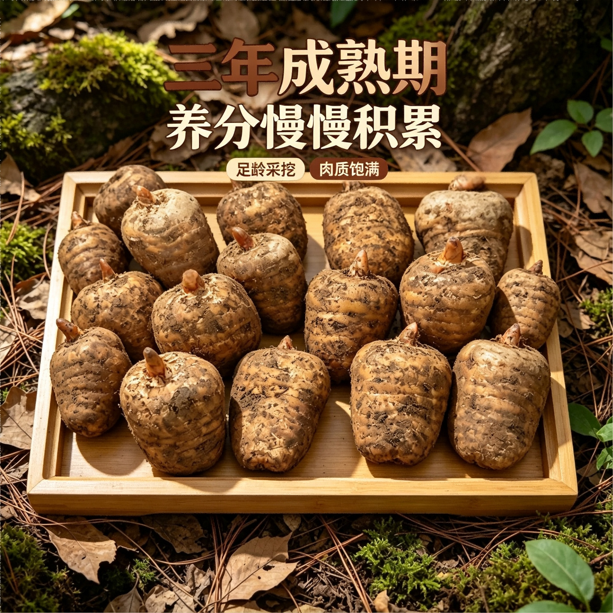 云南小草坝天麻新鲜仿野生乌天麻高山无硫天麻现挖现发高海拔种植
