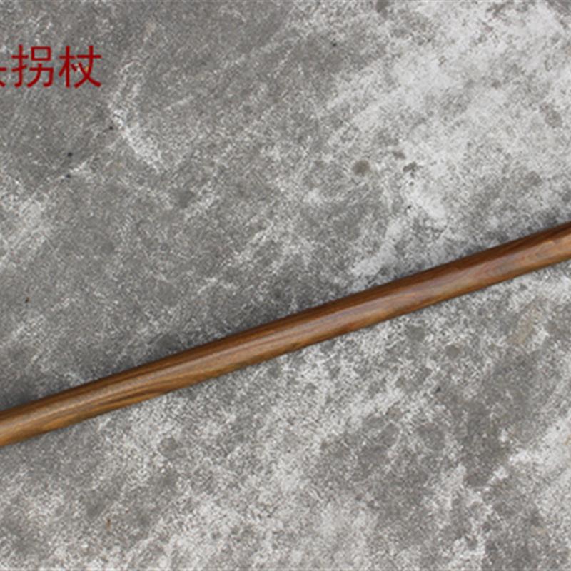 正宗绿檀木弯头拐杖伞柄形拐杖简约时尚圆头欧式手杖定制
