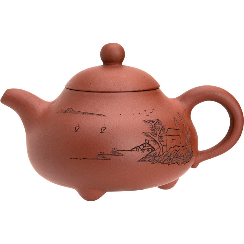 木鱼 宜兴周婷手工雕刻玉乳壶紫砂壶 紫砂泡茶壶功夫茶具小号茶壶