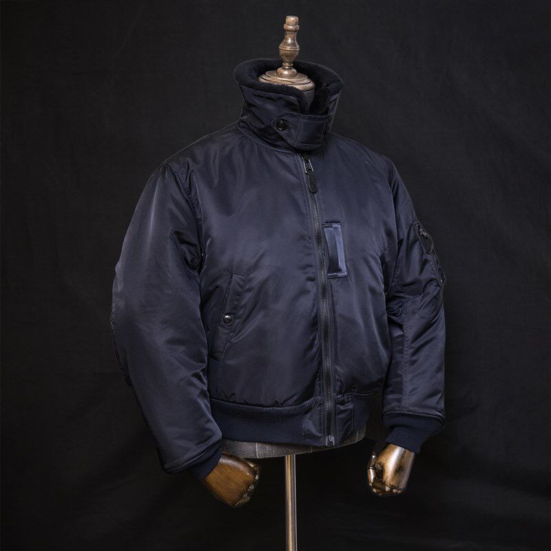红风 B15C飞行夹克男空军飞行服男秋冬宽松加厚工装棉服羊毛外套