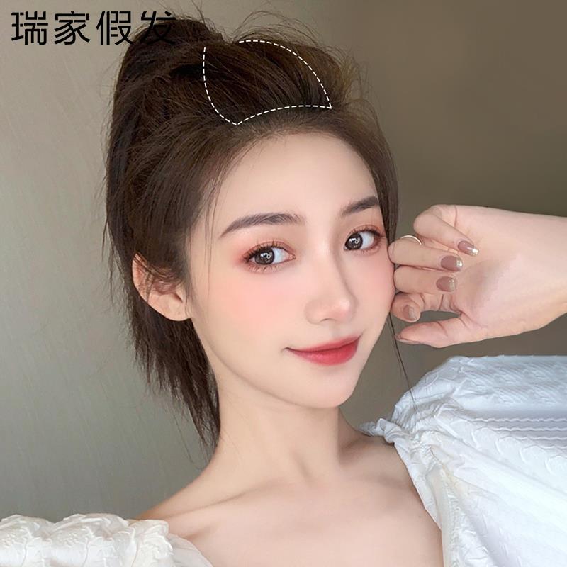 真发垫发片头顶补发片垫发根两侧增厚假发片高颅顶女一片式无痕