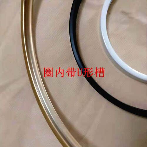 装饰玄关屏风DIY圆圈框灯婚庆配件合金方管铁圈非标定制手工材料