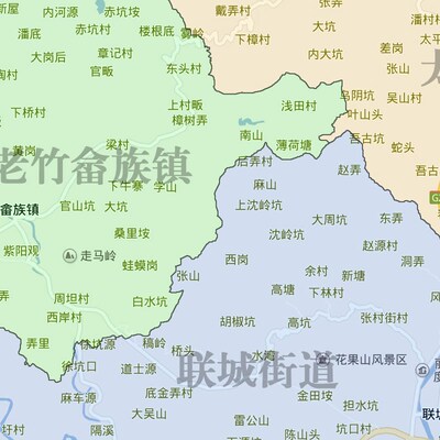 莲都区地图1.15m丽水市家用折叠高清办公室书房新款装饰画墙贴