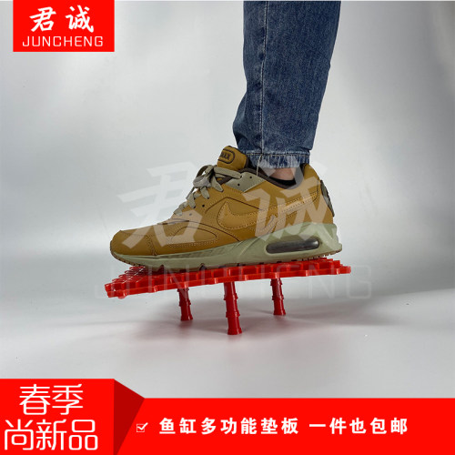 鱼缸底滤板网格隔板挡透明亚克力可裁剪滤材垫板水族多功能过滤板