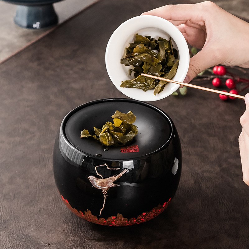 新款电木大漆建水茶渣缸茶桶简约家用复N古水盂茶洗日式烟灰缸