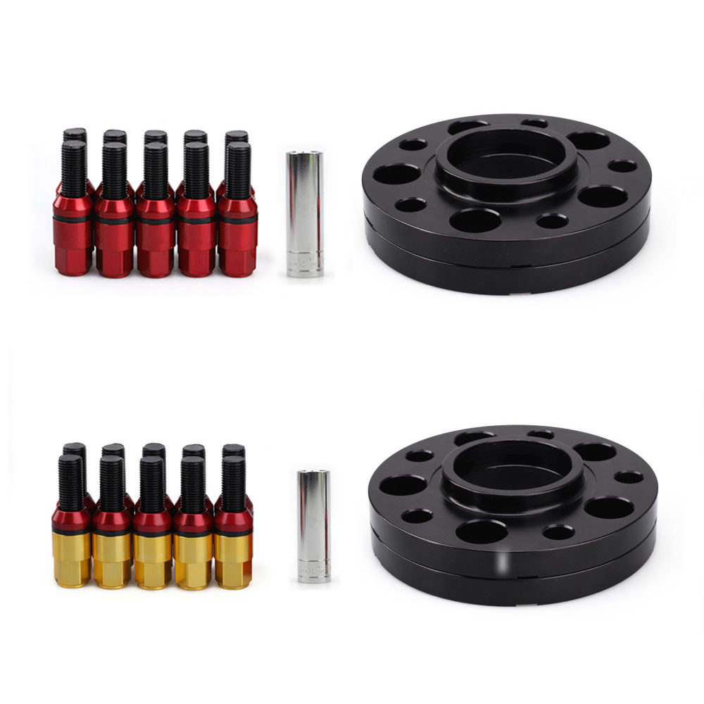 适用宝马迷你 轮毂法兰盘5*120 15mm/20mm M14X1.25螺栓