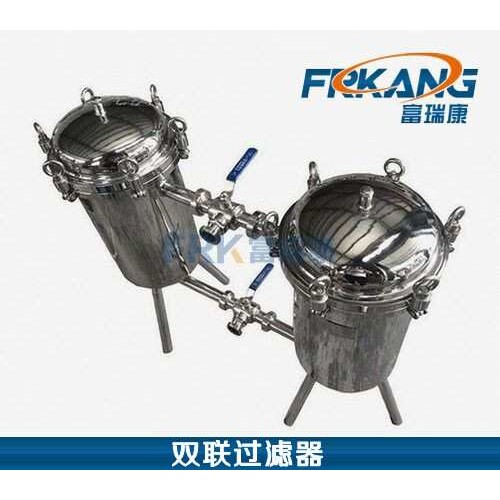 富瑞康SL型卫生级双联过滤器 双联切换过滤器 双滤筒过滤器 5-10T