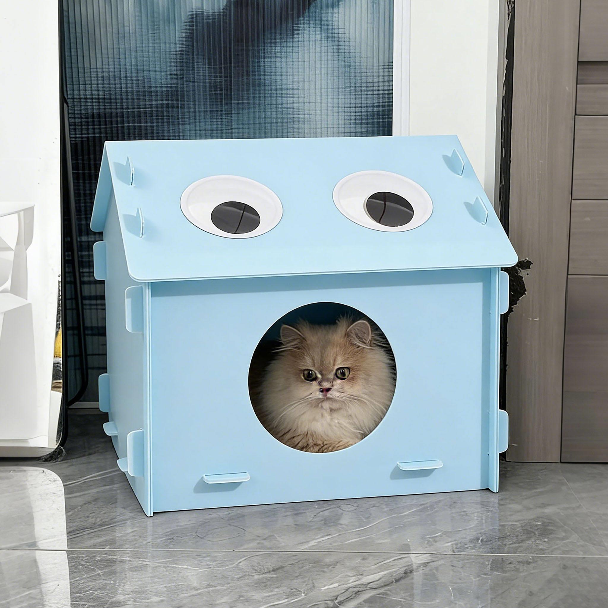 夏季猫窝猫咪空调房防水防潮降温解暑宠物冰屋大空间防中暑狗窝