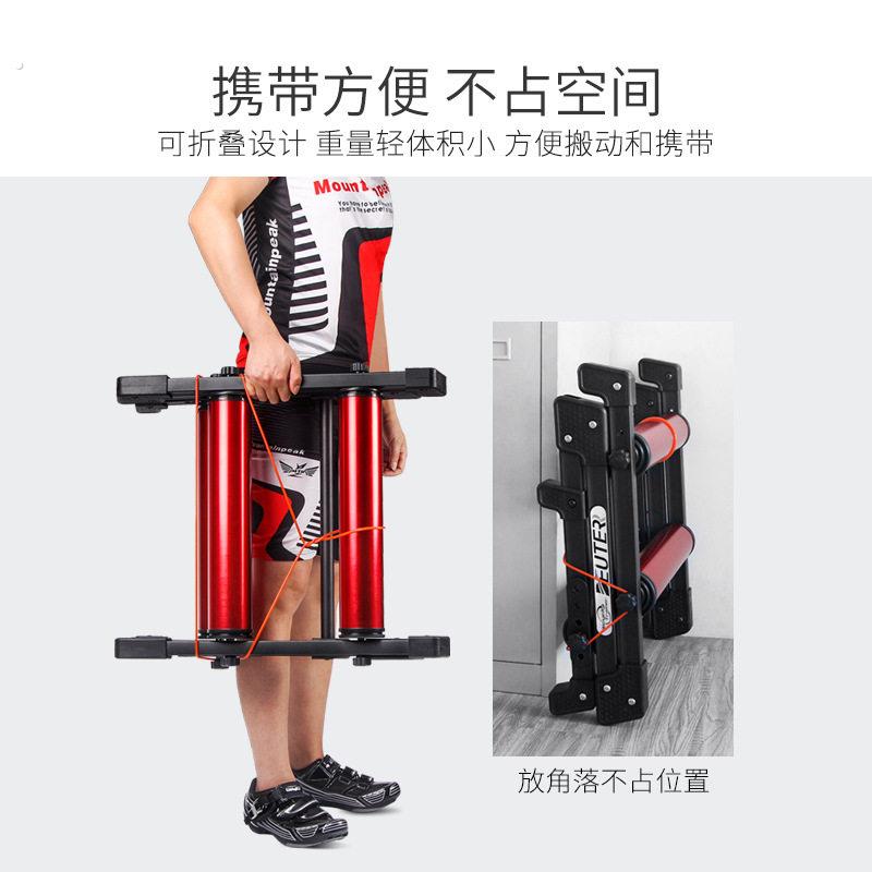 新自行车滚筒骑行台静音室内公路山地车单车三折式训练台家用图片