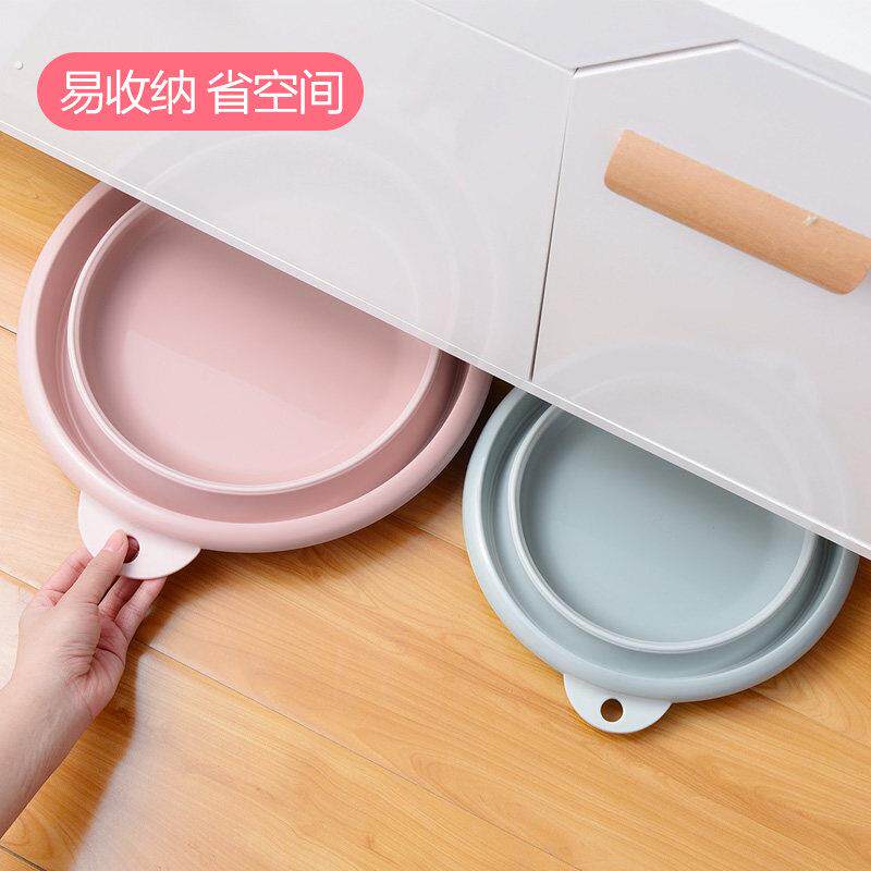 洗脸盆宿舍产妇脸盆孕妇专用 折叠塑料盆子伸缩盆洗脚泡脚水盆。