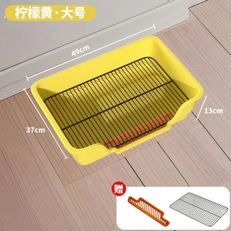 网架可犬厕所大铁网超大砂盆排便加深号冲洗小型定点幼犬便盆猫狗