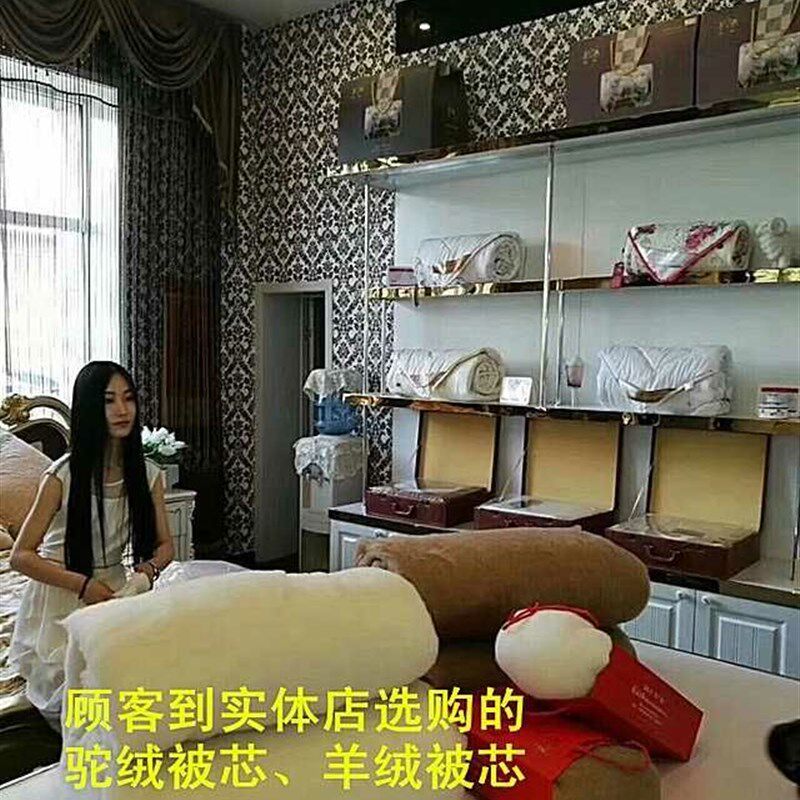 内蒙纯驼绒驼毛被芯加厚保暖可做棉衣棉裤棉被填充物裸绒絮片500g