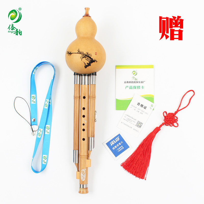 云南傣韵葫芦丝 c调 降b调  初学入门成人儿童专业楠竹天然乐器