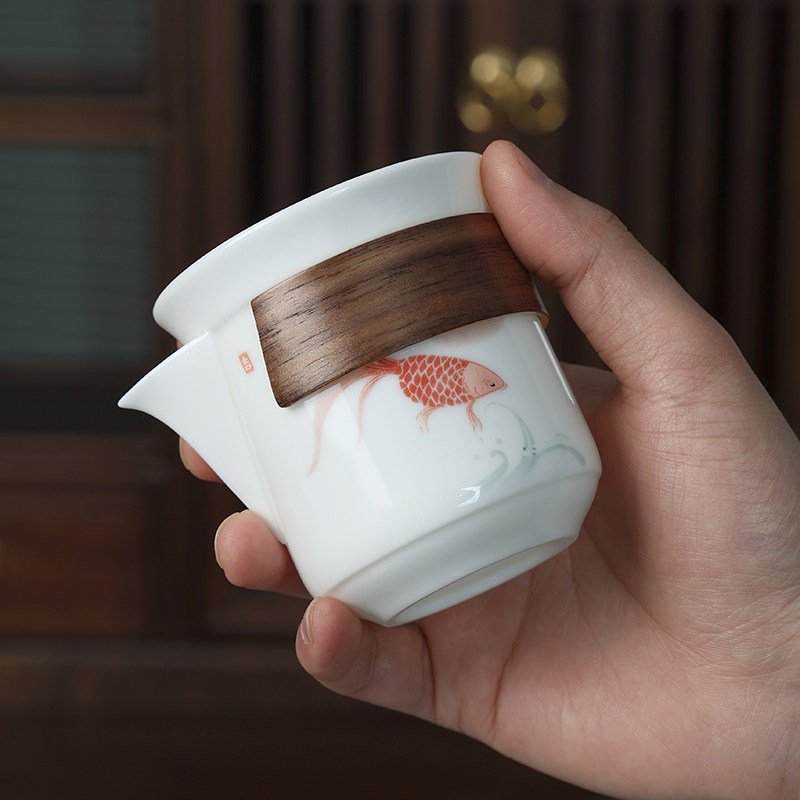 功夫茶具一人旅行泡茶套装小套一壶二杯单人简约户外便携式快客杯