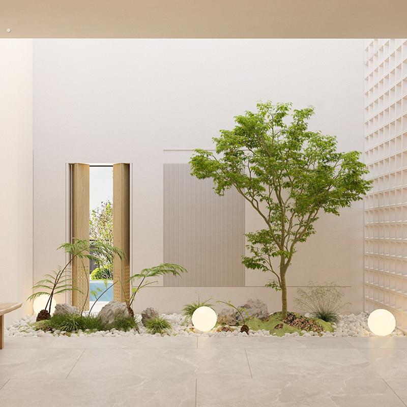 仿真绿植造景大型景观假树室内玄关橱窗仿生植物盆栽装饰场景摆件