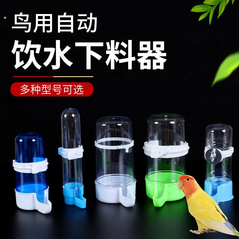 鸟用饮水器喝水杯鹦鹉自动下料器颠颏绣眼鸟自动喂水鸟食器食盒