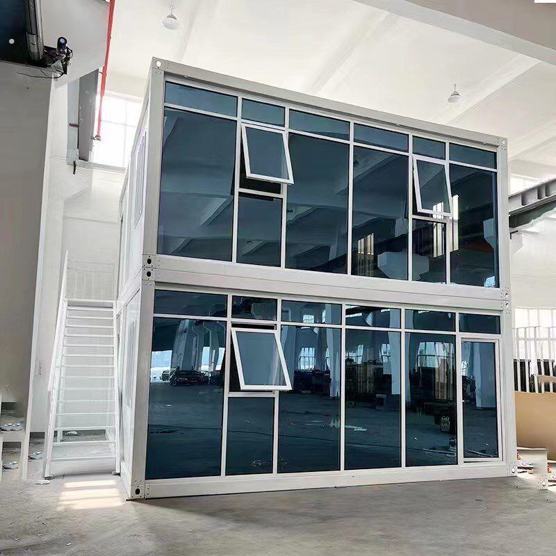 集装箱移动房定制办公室住人可拆卸活动板房轻钢移动房简易温室