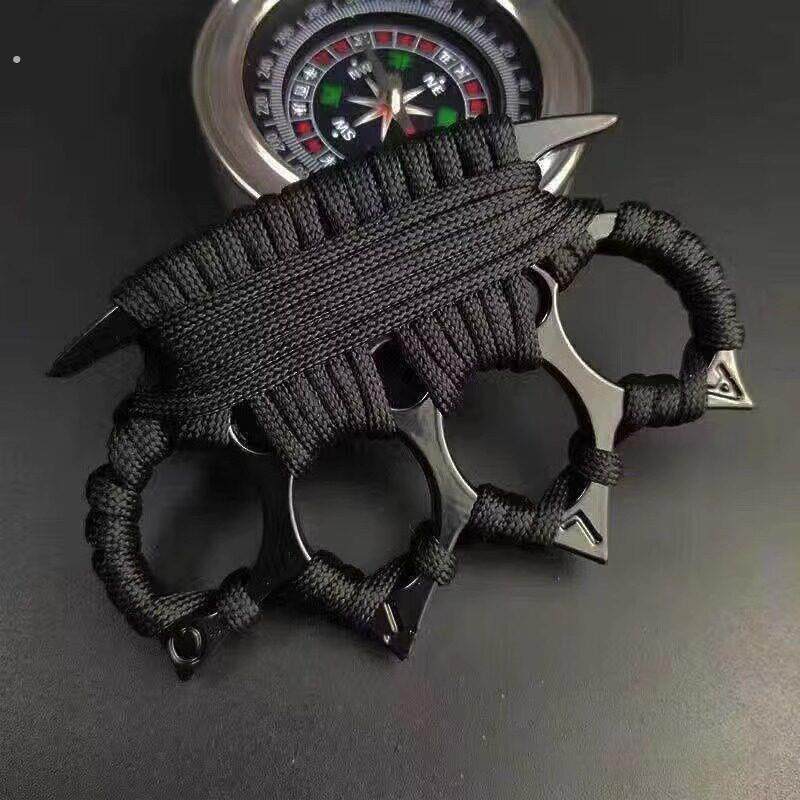 防身合法指环指虎武器手扣拳扣钥匙扣四指拳套手撑子破窗防狼神器